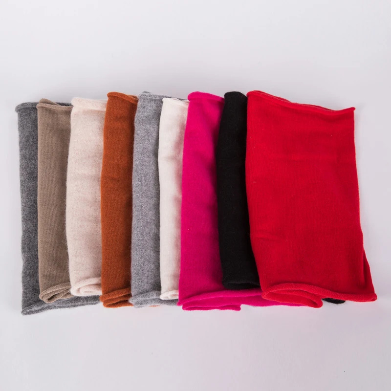 Women100 Wool Ring Scarves Soft Single Loop Neck Warmer Female Winter Cashmere Knitted Turtleneck Collar Neckerchief 251020
