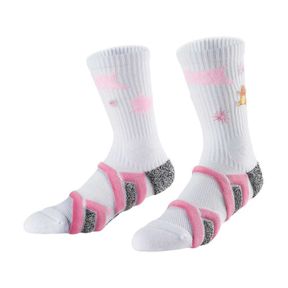 Veidoorn Premium Basketball Socks Elastic MoistureWicking Outdoor Anti Slip Crew Socks Extra Thick Y251024