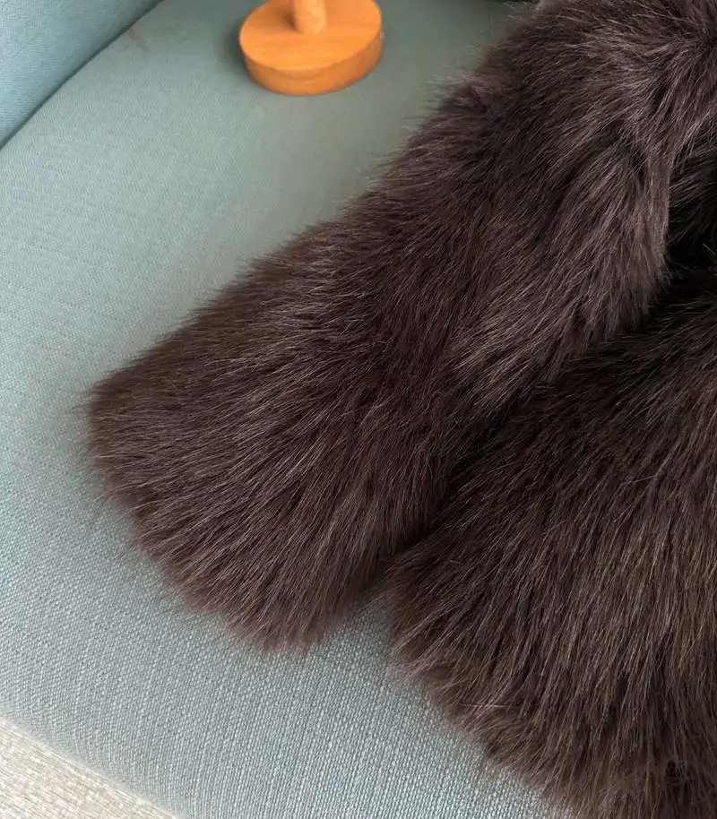 Girls Fox Fur Coat Little Girl Middle and Older Childrens Coat Thickened Childrens Autumn and Winter Clothes 251023