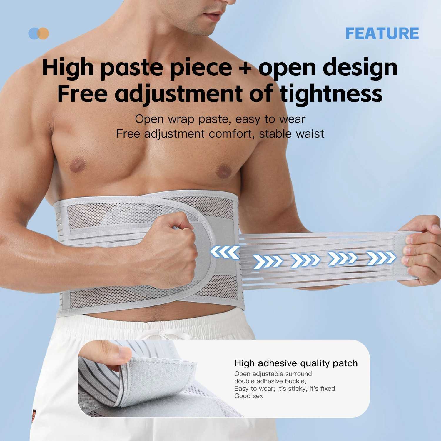 Sports Waist Belt For Men And Women Dual Pressure Fitness Breathable Abdominal Belt Lumbar Support Lumbar Support Lumbar Support Y251025