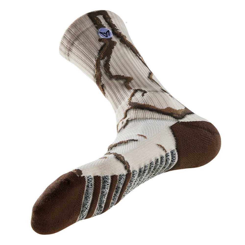 Veidoorn 6 Pairs Professional Sports Socks for Men Women Athletic Cushioned Running Socks Breathable Crew Socks for Basketball Y251024