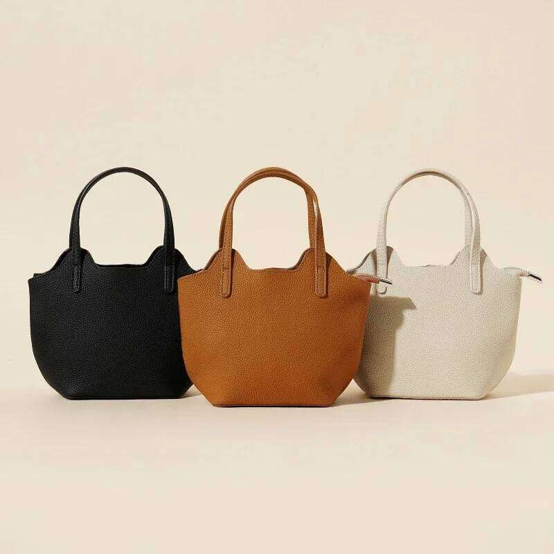 Women Genuine Leather Vegetable Basket Shoulder New Designer Casual Female Small Tote Girls Crossbody Bags 1025