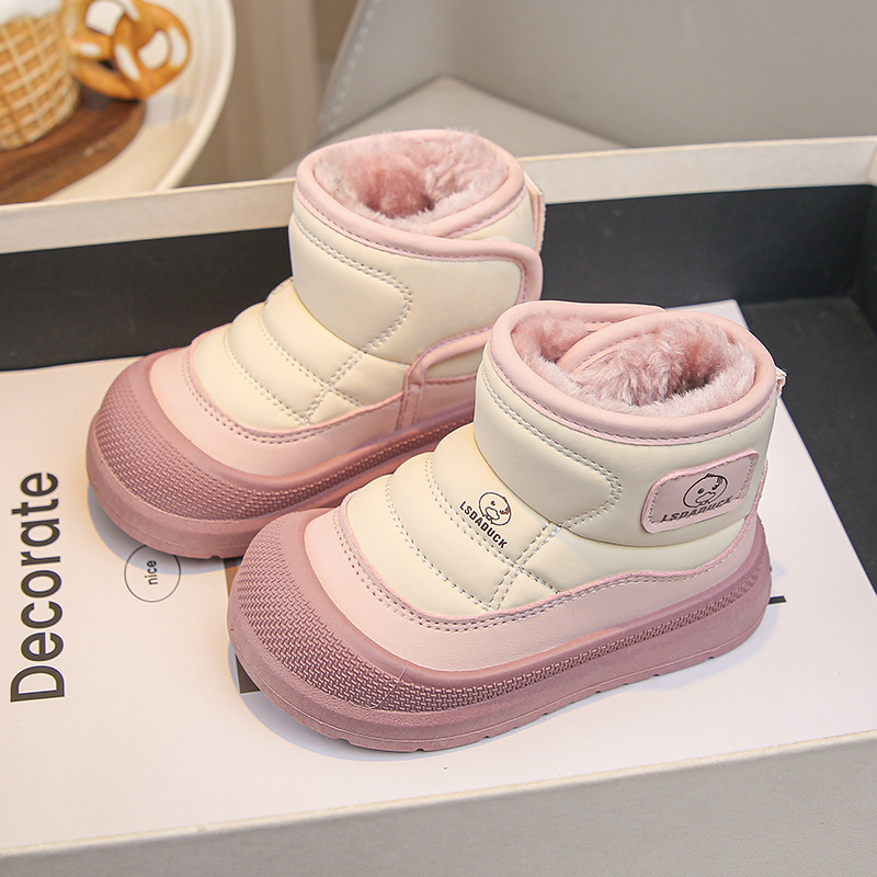 Toddler Boots Kids Ankle Boots for Boys Girls Littlesprouts Child Plush Fur Warm Winter Boots Shoes Sizes 21 - 32 L1198