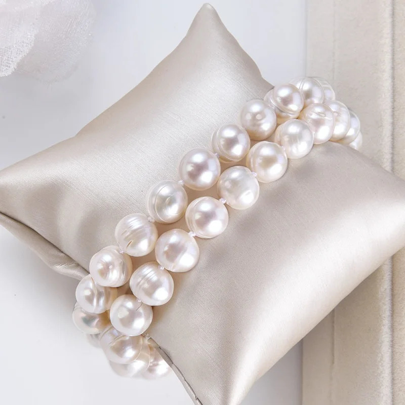 89mm Natural Freshwater Pearl 925 Sterling Silver Choker Necklace For Women Jewelry Gift 251016