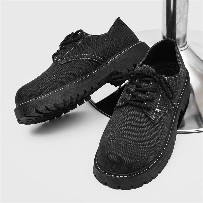 Board Shoes Breathable Style Outdoor Walking Young Handsome Shoes Versatile Daily 3946 Thick Soled Casual Mens Shoes 251023
