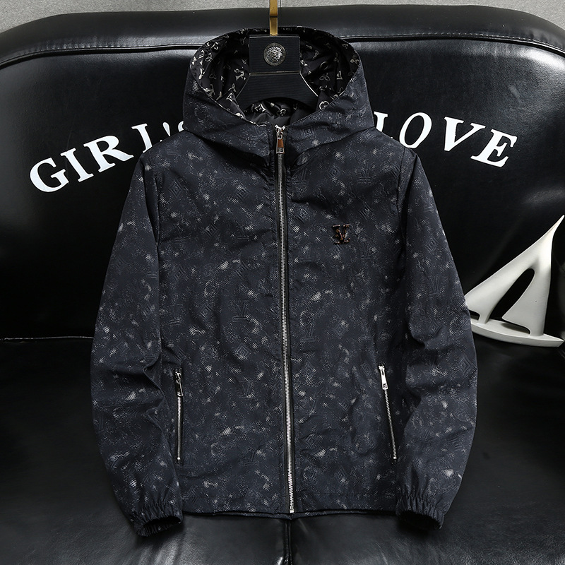 Designer Jacket Men's Luxury Brand Spring Autumn Coat Fashion Hooded Sports Windbreaker Zippers Coat Man Outerwear Designers Clothing Jacket Asia