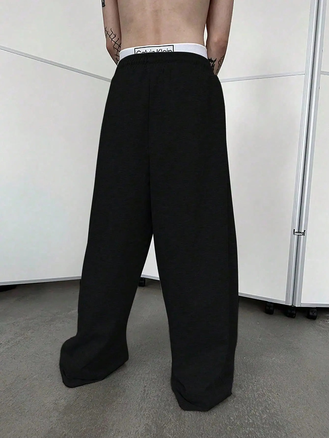 Mens Sweatpants Straight Fit Joggers for Sports and Streetwear Loose Oversized Casual Pant Drawstring Multipocket Men Long Pant 251024 - view 7