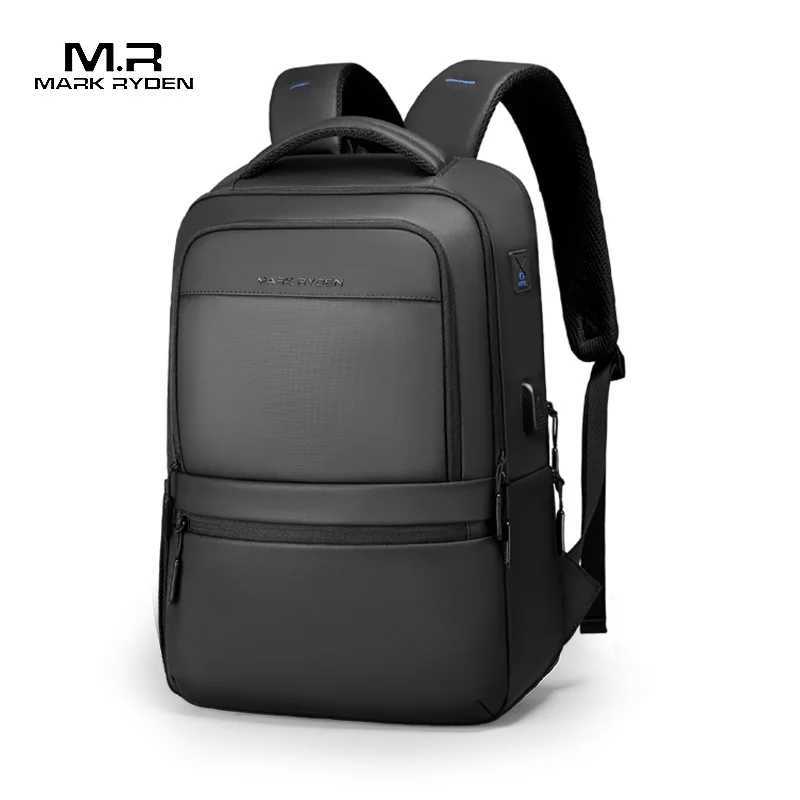 MARK RYDEN Multi Layers Mens Backpack Fits 156inch Laptop Water Repellent Backpacks for Students W251025