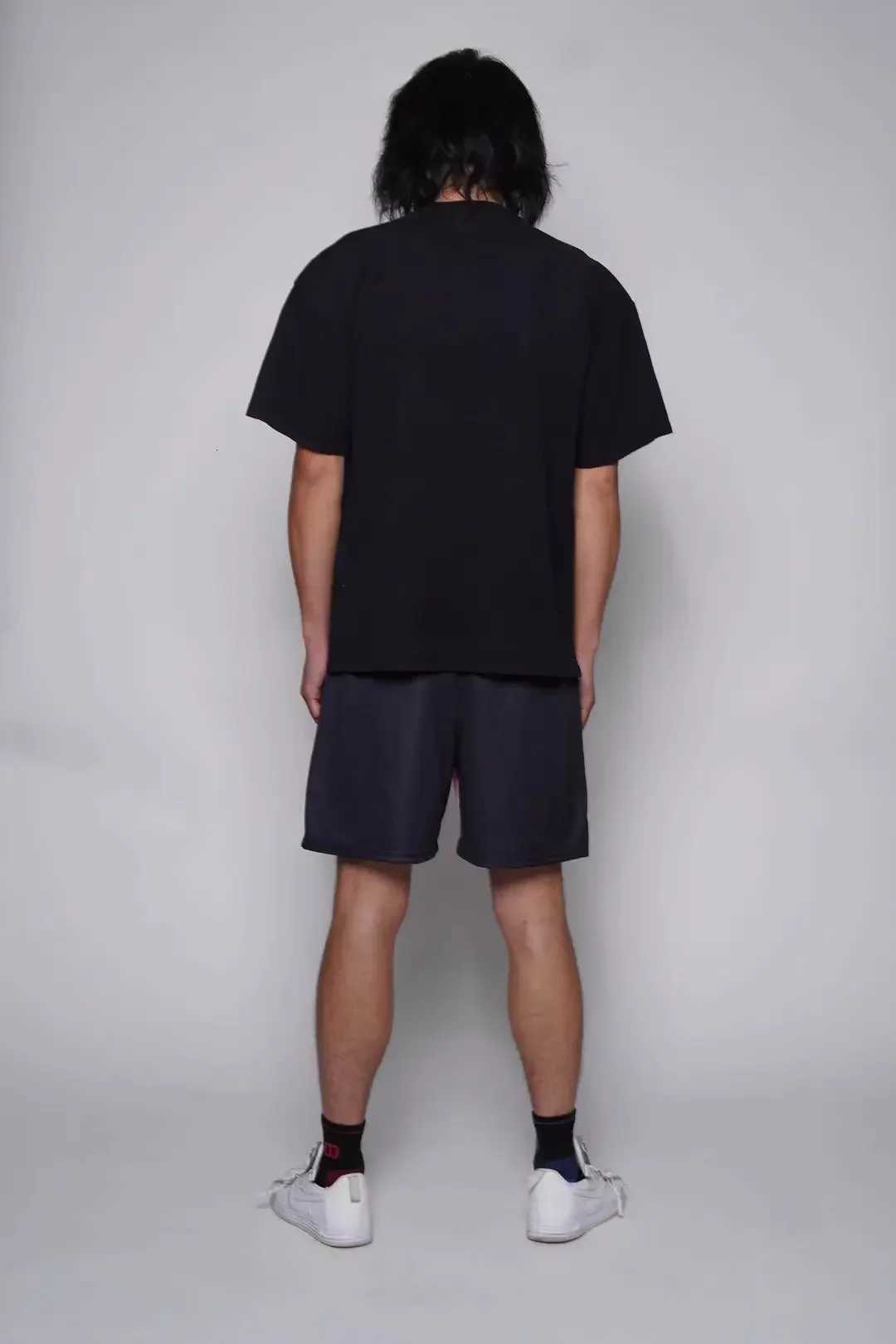 Mesh Breathable Mens Shorts Fitness Basketball Running Quickdrying Shorts Loose Flame Print Fashion Shorts Summer ShortsXJ251025