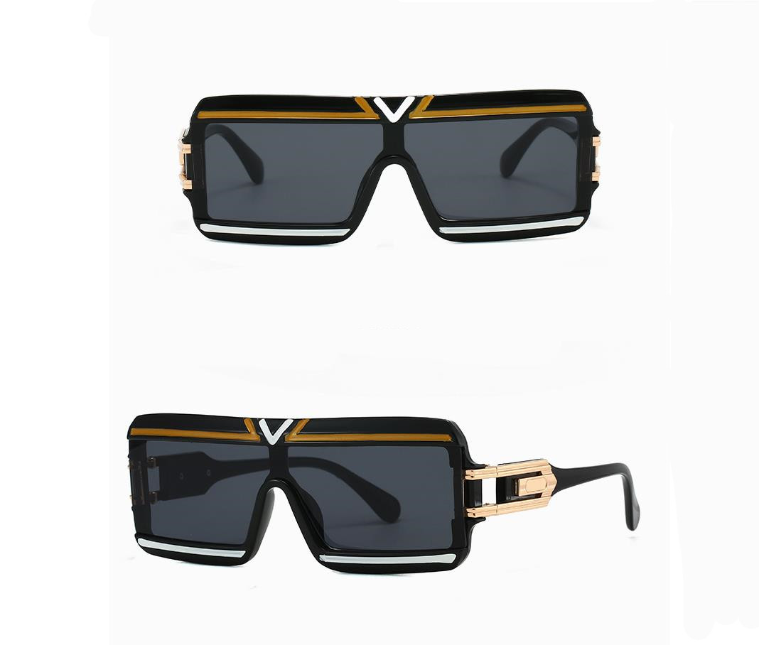 Designer Sunglasses For Women Men Oversized Sunglasses Fashion Classic Polarized Sunglasses Luxury Goggle Pilot PC Frame Oversized UV400 Eyewear K1049