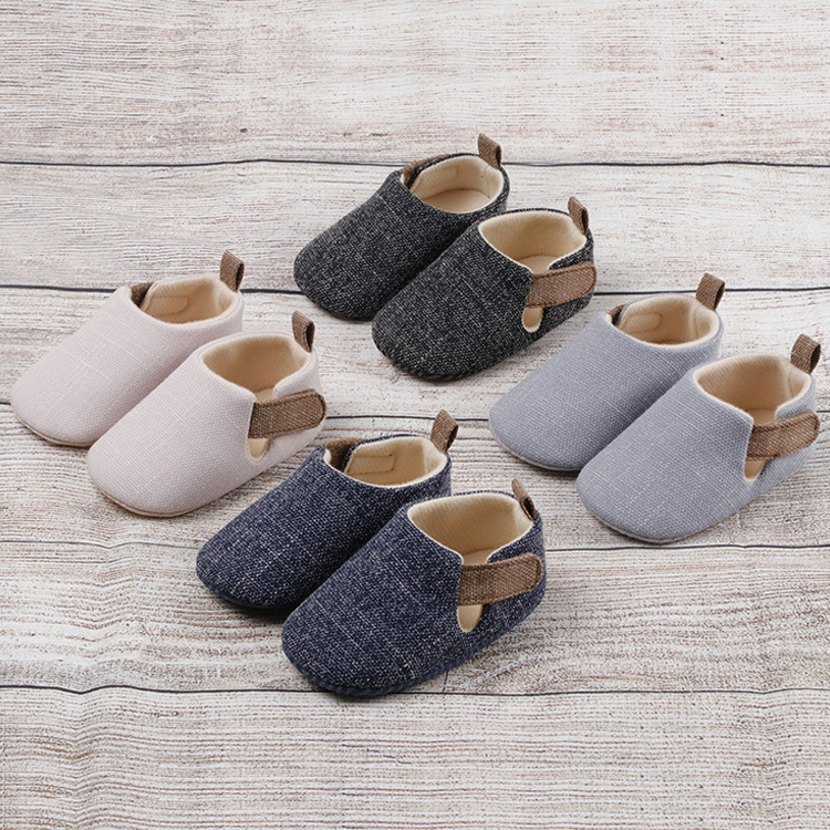Design Infant Shoes for Baby Crib Outdoor Casual Shoes Non-slip Walkfashion Fashion Newborns First Walkers Baby Shoes Size 0 - 18 Months W1162
