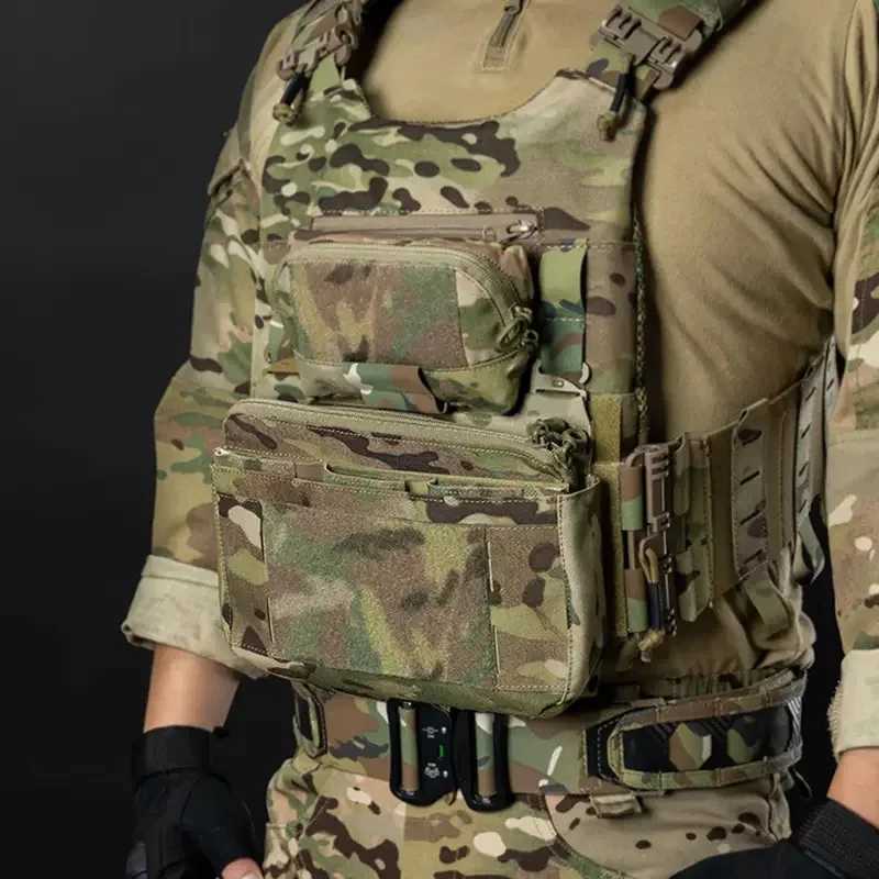 FCSK Tactical Vest Front Panel Bag FCPC Kanoo Rat ket Bag Chest Hanging Tactical Storage Bag Y251022