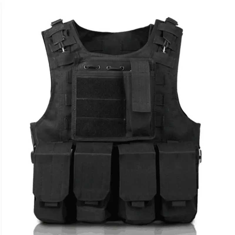 Security Tactical Vest CS Game Airsoft Assault Mol Vest Equipment Outdoor Clothing Hunting Camouflage Vest Combat Waistcoat Y251022