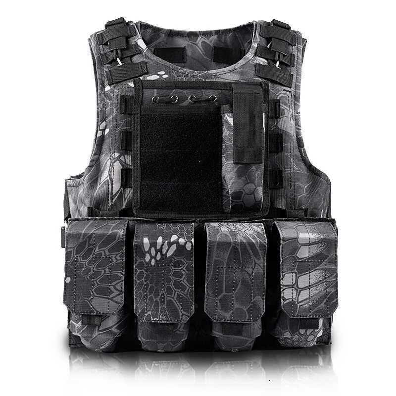 Tactical Vest Airsoft Assault Mol Vest Equipment Outdoor Clothing Hunting Camouflage Vest Combat Waistcoat Y251022