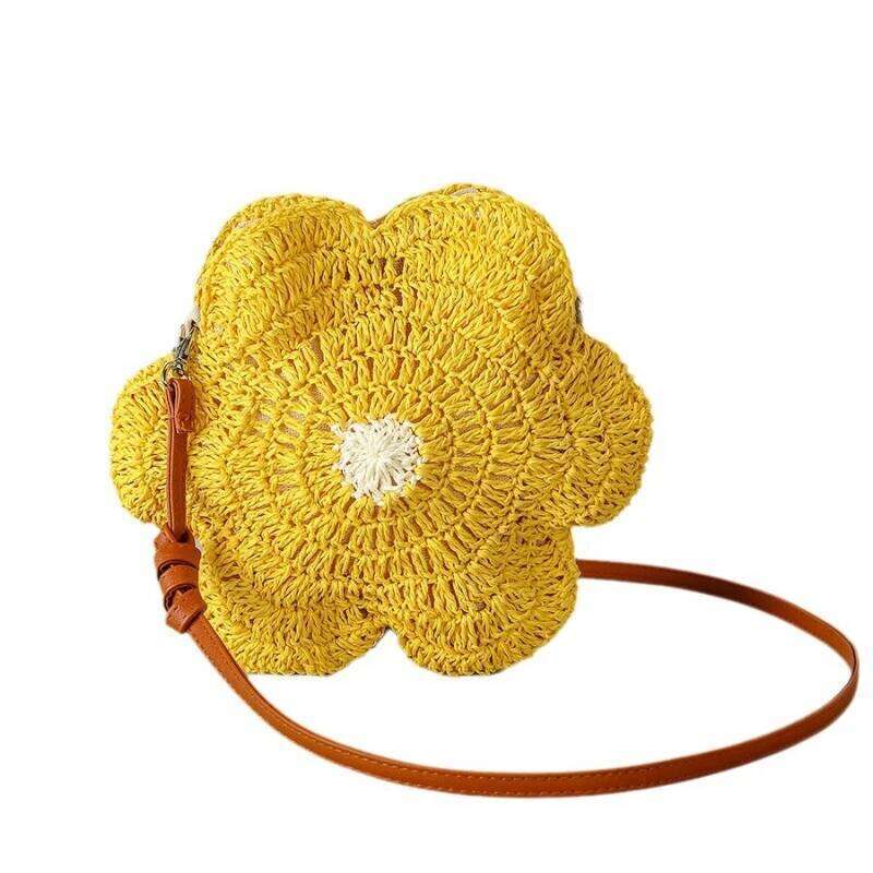 Jonlily Women Grass Woven Shoulder Female Small Handbag Totes Casual Mini Crossbody Cute Daybag Beach Bag Purse -Kg1820 Suotong251025