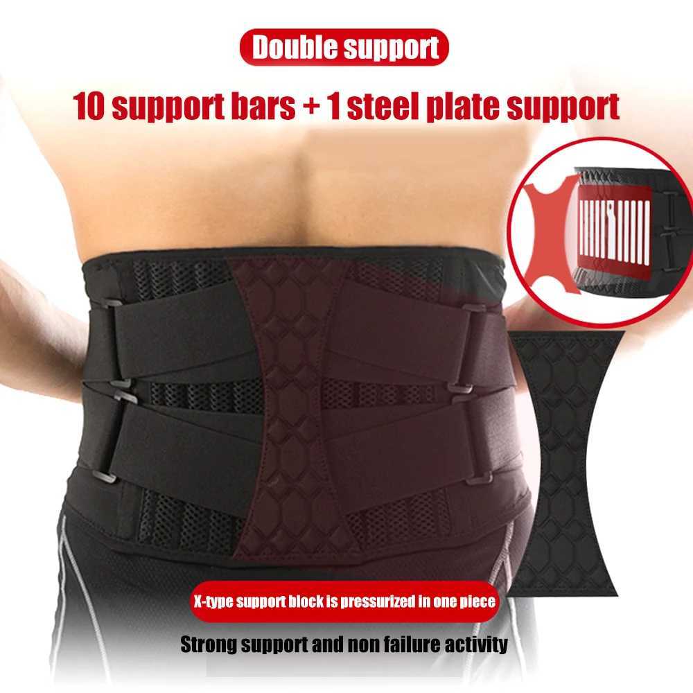 Sports Adjustable Lumbar Back Brace Antiskid Breathable Waist Support Belt for Exercise Fitness Cycling Running Gym Tennis Golf Y251025