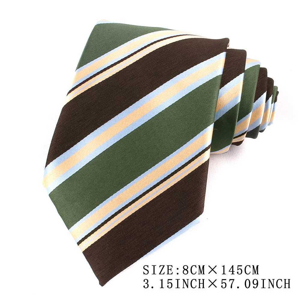 New Wedding Ties For Men Wen Busin Woven ral Striped Neck Tie For Party Adt Suit Neckties For Grosmen Gifts Y251024