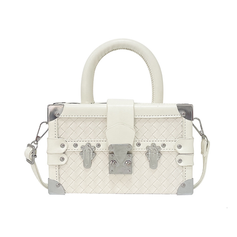 Luxury Brand Designer Bag 2025 Autumn New Fashion Woven Shoulder Bag For Women Versatile Handbag Crossbody Box Bag