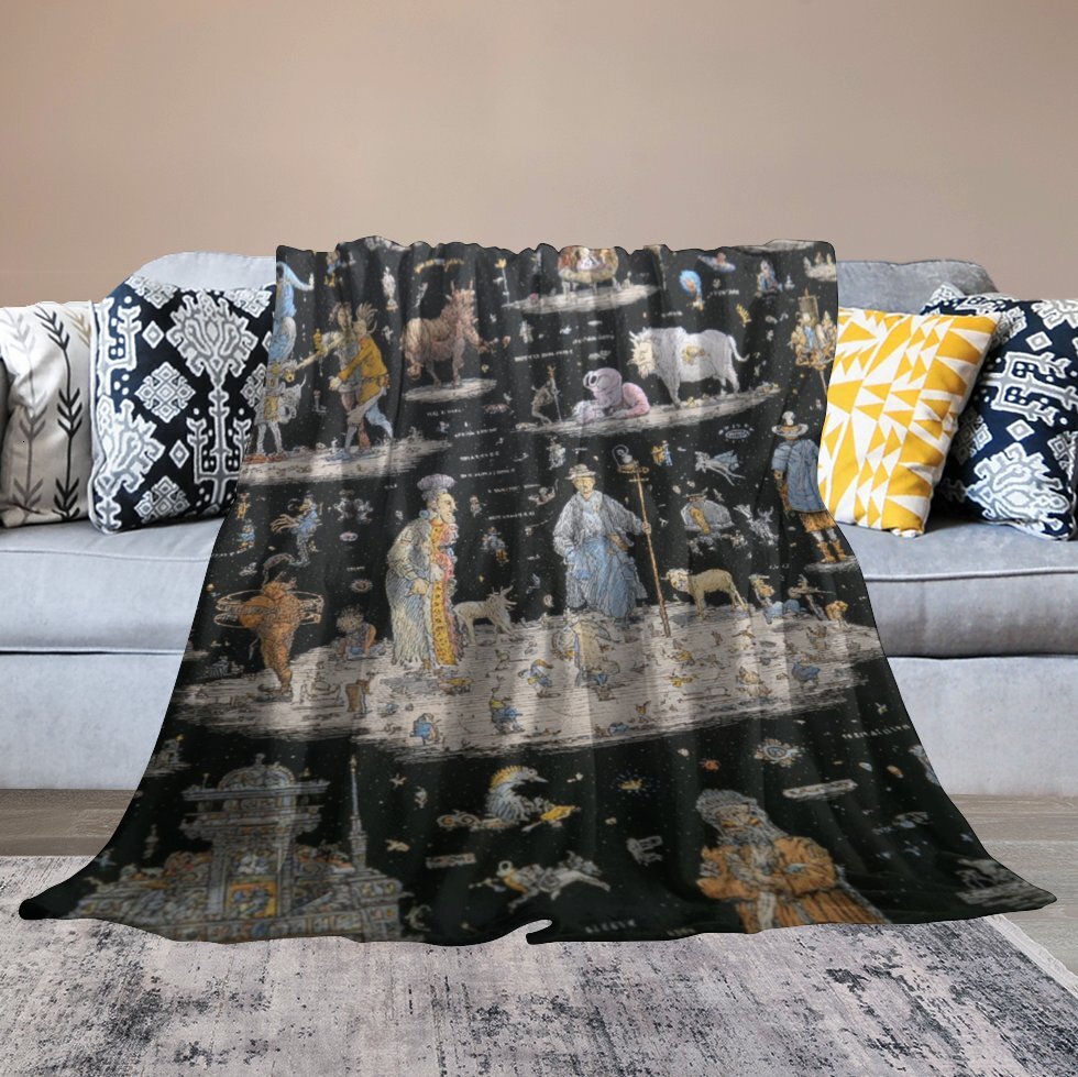 Designer Blackboard blanket blanket throw cashmere vibration blanket copert Home Travel Throw Summer Air Conditioner Beach home bedding blankets throw