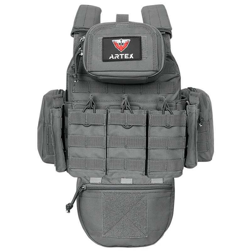 Artex 1000D HighStrength WearResistant Waterproof Modular Tactical Vest Airsoft Vest CS Game Vest Outdoor Vest Plate Carrier Y251022