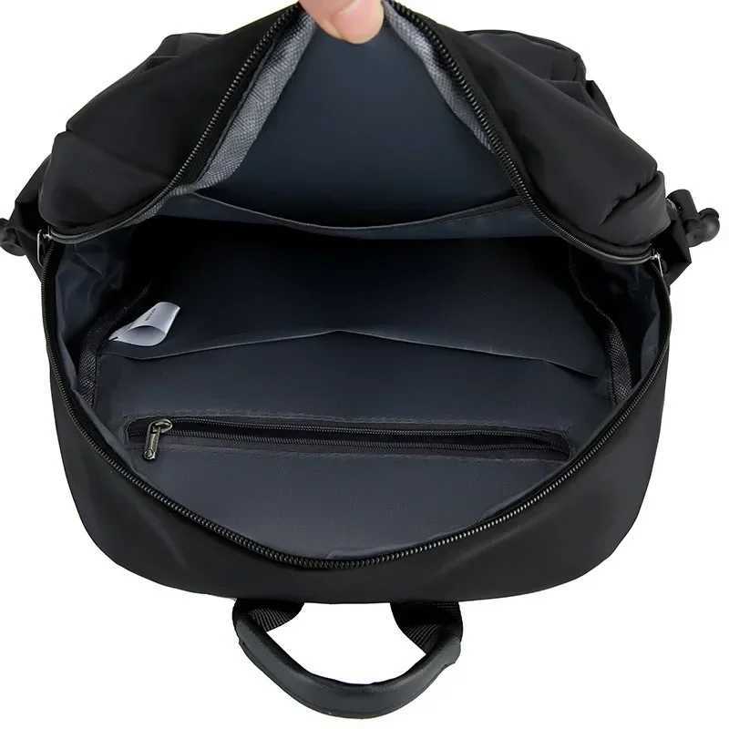 Mens Mini Backpacks Oxford Cloth Laptop Backpack for Men 2025 Small Business Man School Travel Waterproof Student Male Rucksack W251025