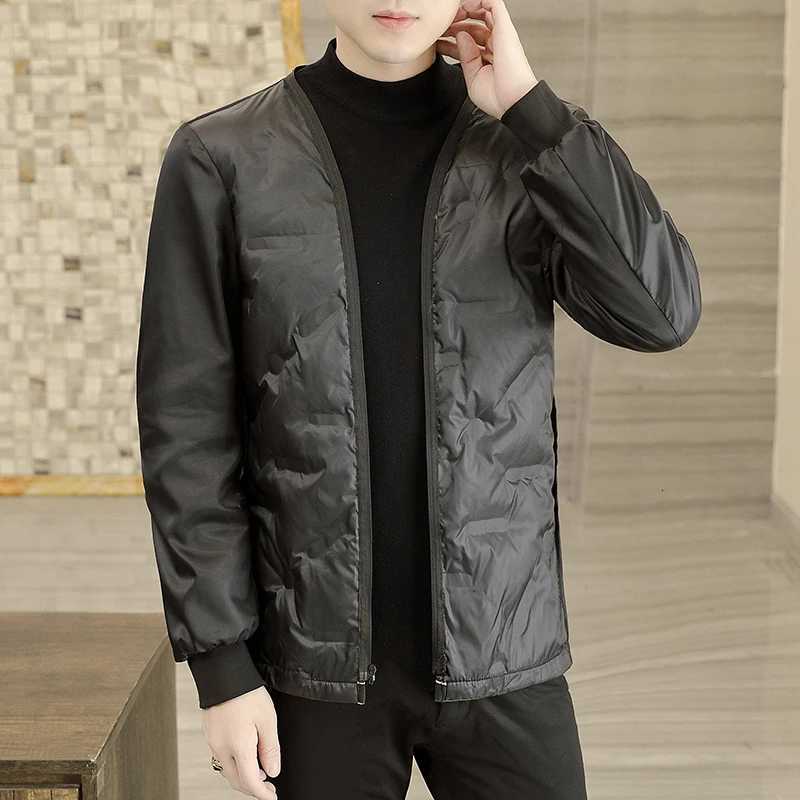 Mens Long Wool Coat High Quality Trendy Fashion Handsome Solid Color Wool Trench Coat with Removable Thickened down Inner LinerT251025