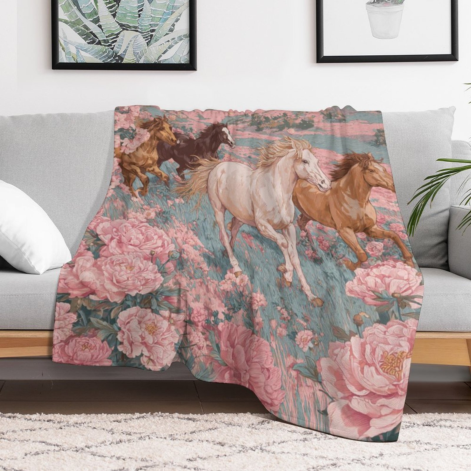 H Designer Horse blanket blanket throw cashmere vibration blanket copert Home Travel Throw Summer Air Conditioner Beach home bedding blankets throws H
