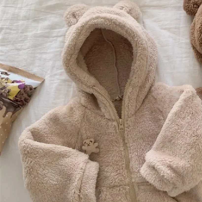 Bear Costume Baby Boys Clothes Thicken Children Clothing Set Jacket And Pants Cotton Infant Girls Tracksuit Toddler Outfits 02Y 251023