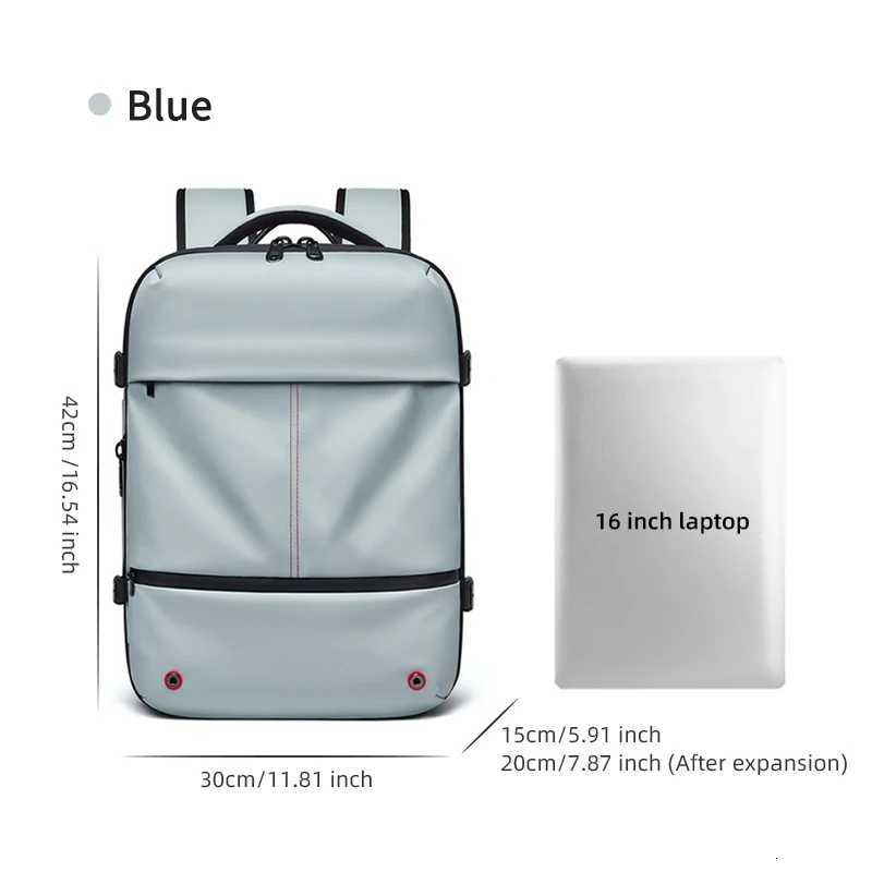 Travel Women Backpack 16 inch vacuum compression Laptop Backpack USB charging school Backpack Extended Hiking Business backpack W251025
