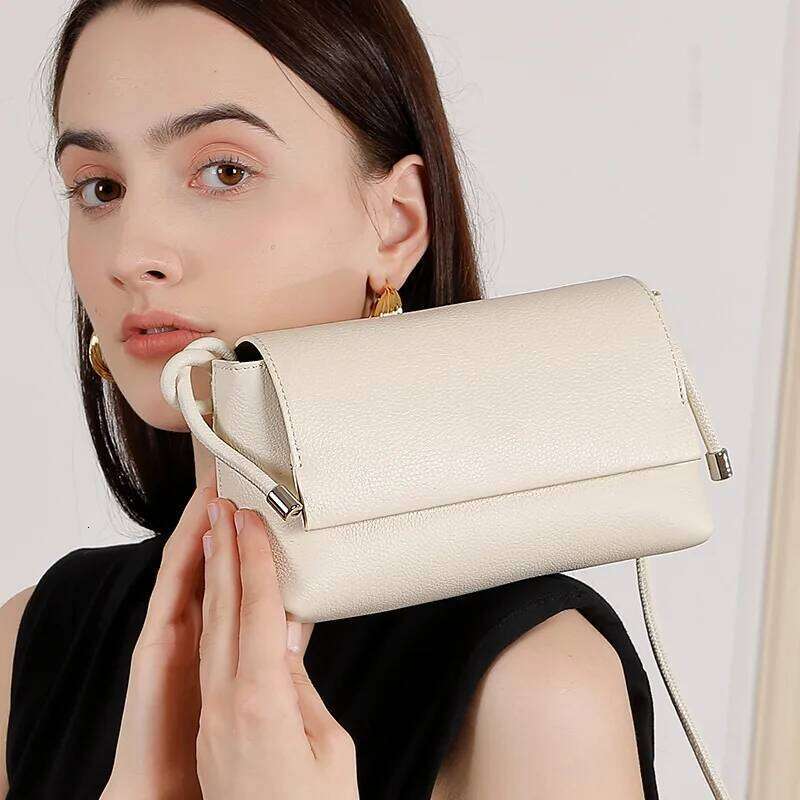 Genuine Leather Mini Handbag Women Shoulder Messenger Bag Solid Color Simplicity Tote Fashion Female Crossbody Sac Suotong251025