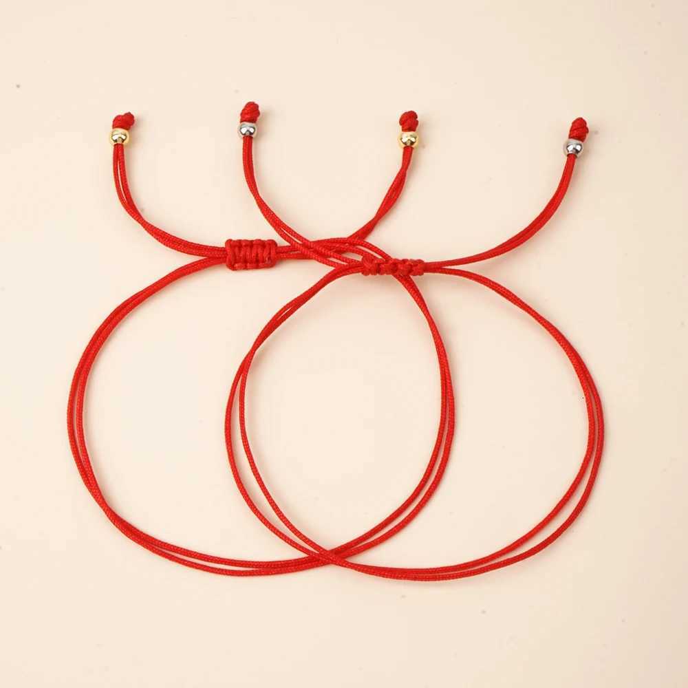 Go2boho Red Rope Bracelets Handmade Healing Luck Chain Boho Minimalist Tren Mtilayer Jewelry For Wen Men Festival GiftW251025