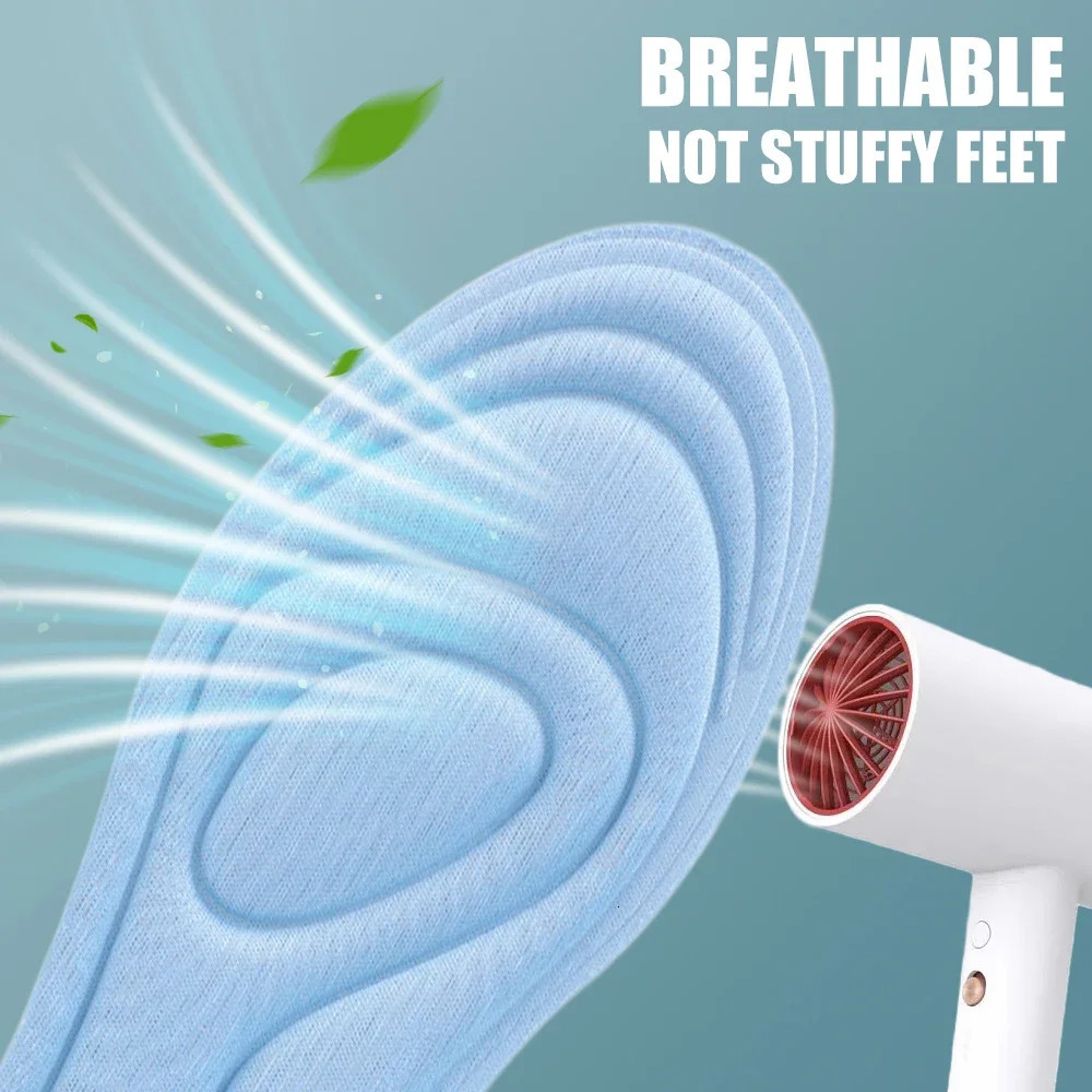 24pcs 5D Massage Memory Foam Insoles for Sport Running Shoes Sole Breathable Cushion Pads for Women Men Feet Orthopedic Insoles251020