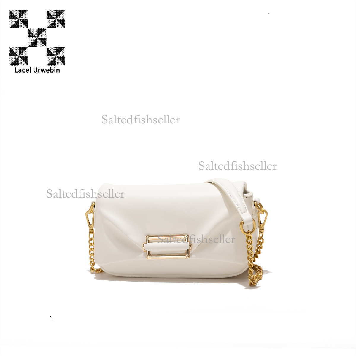Lacel Urwebin Designer Luxury Mage Women's Handbag Fashion Trendy Brand New Versatile Commuter Small Square Bag Ins Exquisite Chain Shoulder Cros