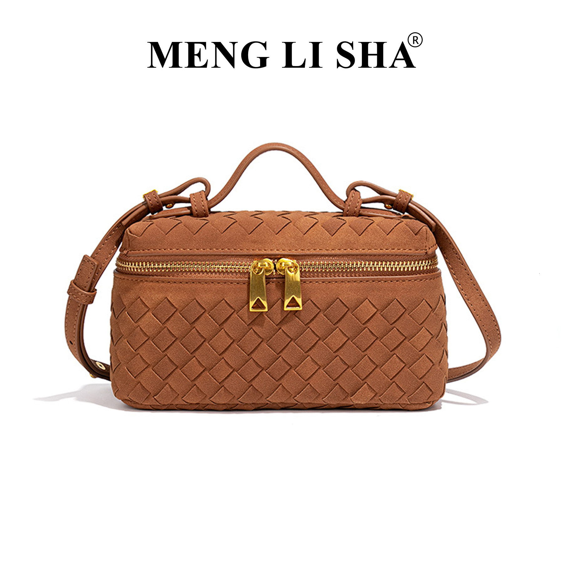 Luxury Brand Designer Bag Autumn Winter New Matte Handwoven Lunch Box Bag Trendy Fashion Single Shoulder Crossbody Handheld Box Bag