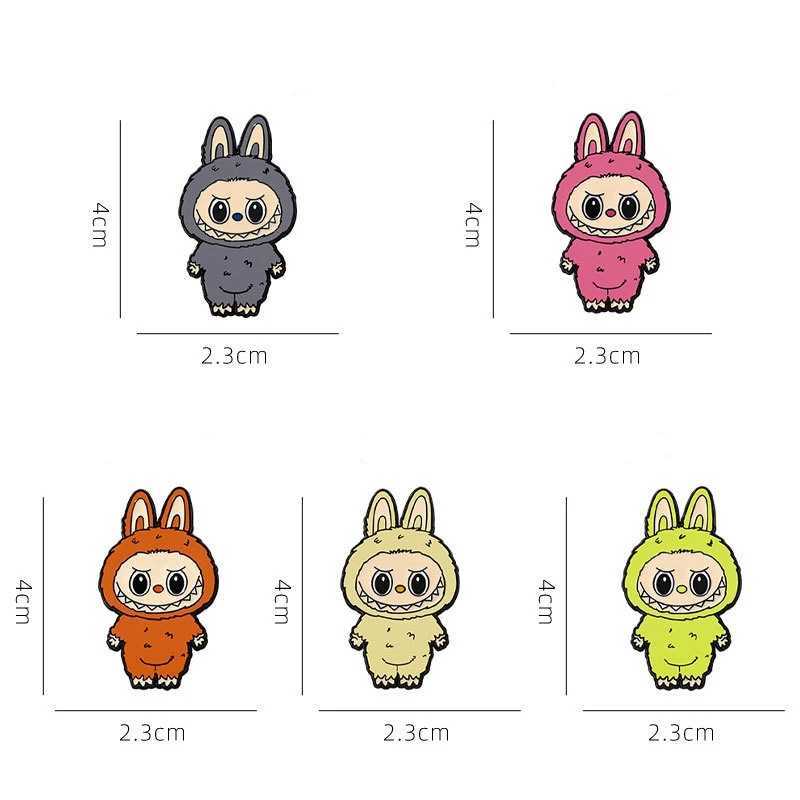 Cute Cartoon Demon Monster Enamel Brooch Creative Doll Design Lapel Pin Badge Jewelry Gift For Kid Friend J251115