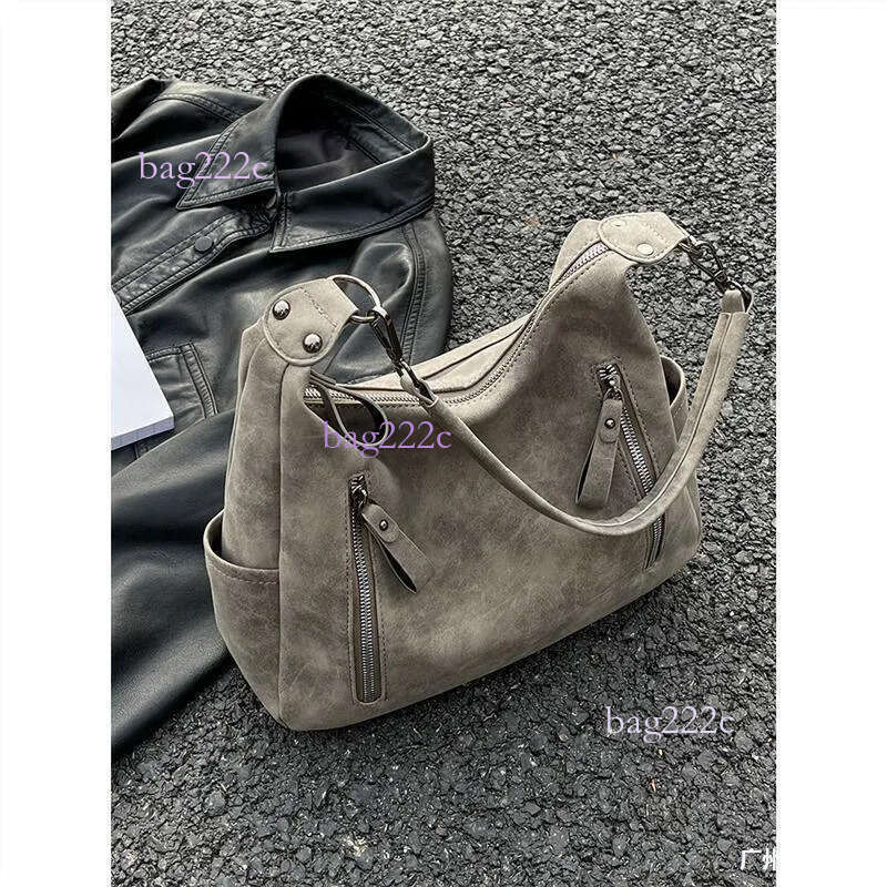 Designer Women Crossbody Large Capacity Shoulder Bag Oblique Cross Single Handbags Retro Matte PU Leather Hobos H7.9#45