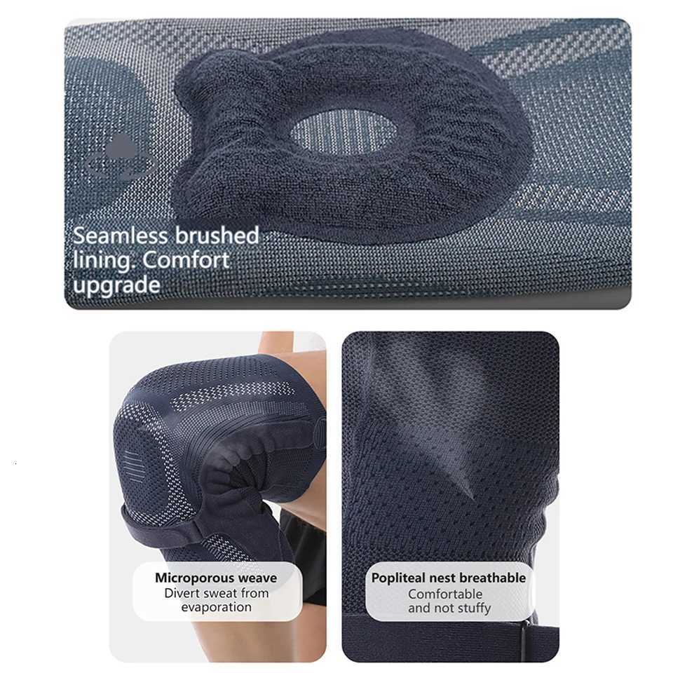 AOLIKES 1PCS Knee Brace with Patella Pad Side StabilizersKnee Compression Sleeve Support for Women and Men Running Sports Y251024