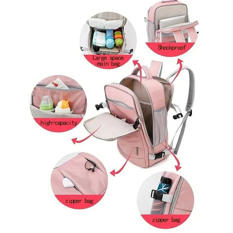 Backpack Large Capacity Journey Multifunction Travel Backpack With Shoe Storage Multilayer Luggage Bag W251025
