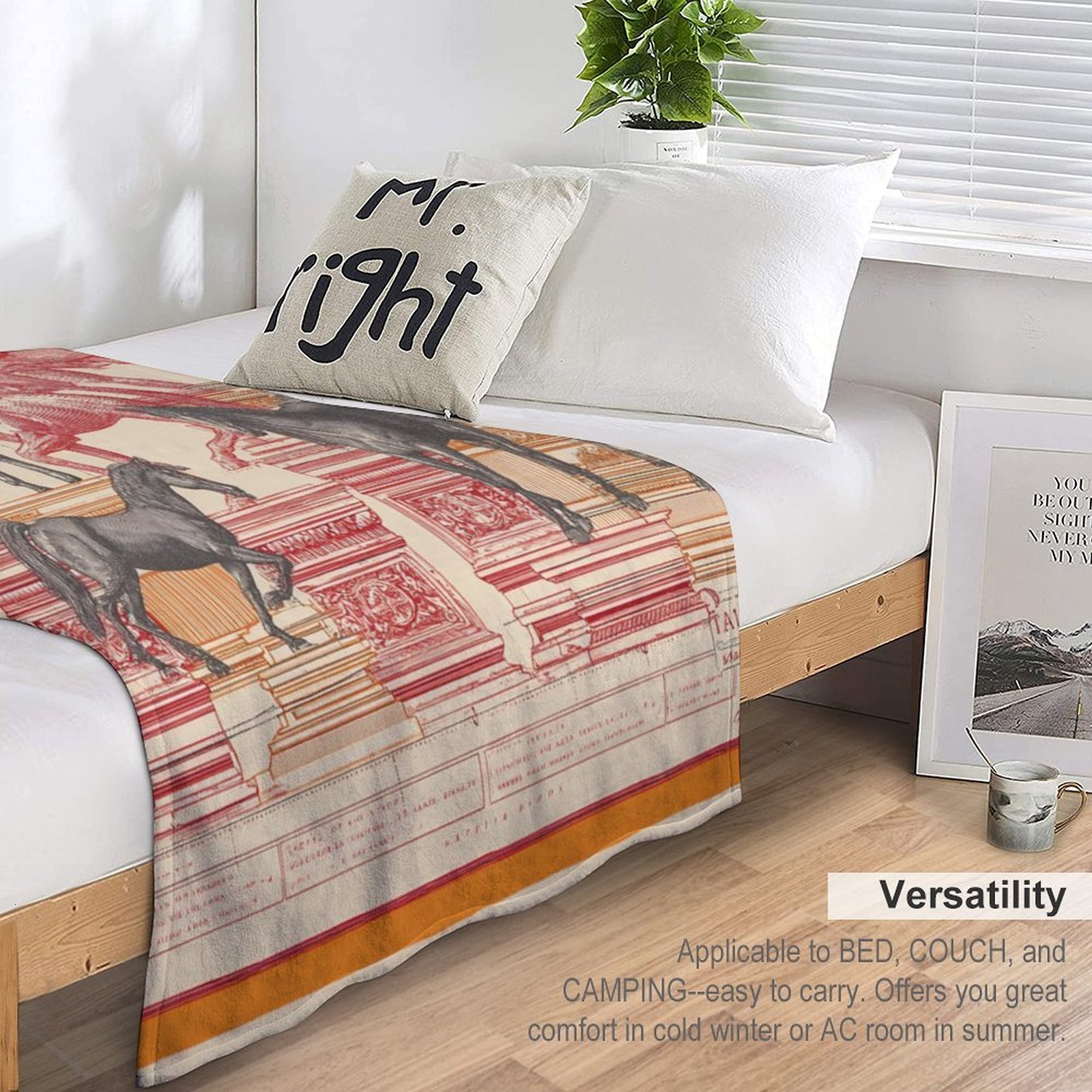 Custom H Designer Horse blanket blanket throw cashmere vibration blanket copert Home Travel Throw Summer Air Conditioner Beach home bedding blankets t