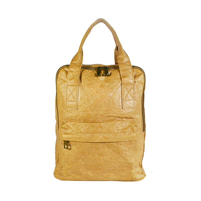 New European and American Fashion Retro Designer Backpack Minimalist DuPont Paper Handbag Waterproof and Tearproof College Student Backpack
