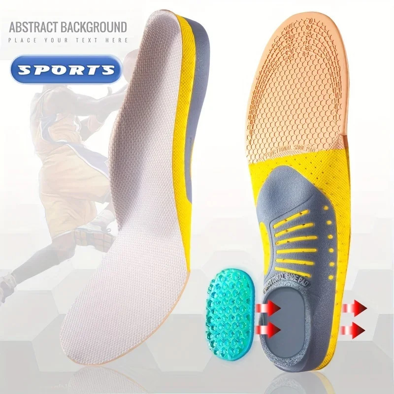 1Pair Orthopedic Insoles Ortics Flat Foot Health Sole Pad For Shoes Insert Arch Support Pad Plantar Fasciitis Feet Care Pads251020