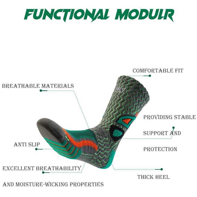 Towel Bottom Sport Socks for Men 912 Breathable Non Slip High Cut Basketball Socks Moisture Absorption Socks Y251024