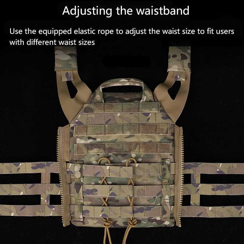 Sport Vest Men JPC20 Breathab Adjustab Quick Rease Airsoft Vest Nylon Hunting Carrier for Outdoor Paintball Training Y251022