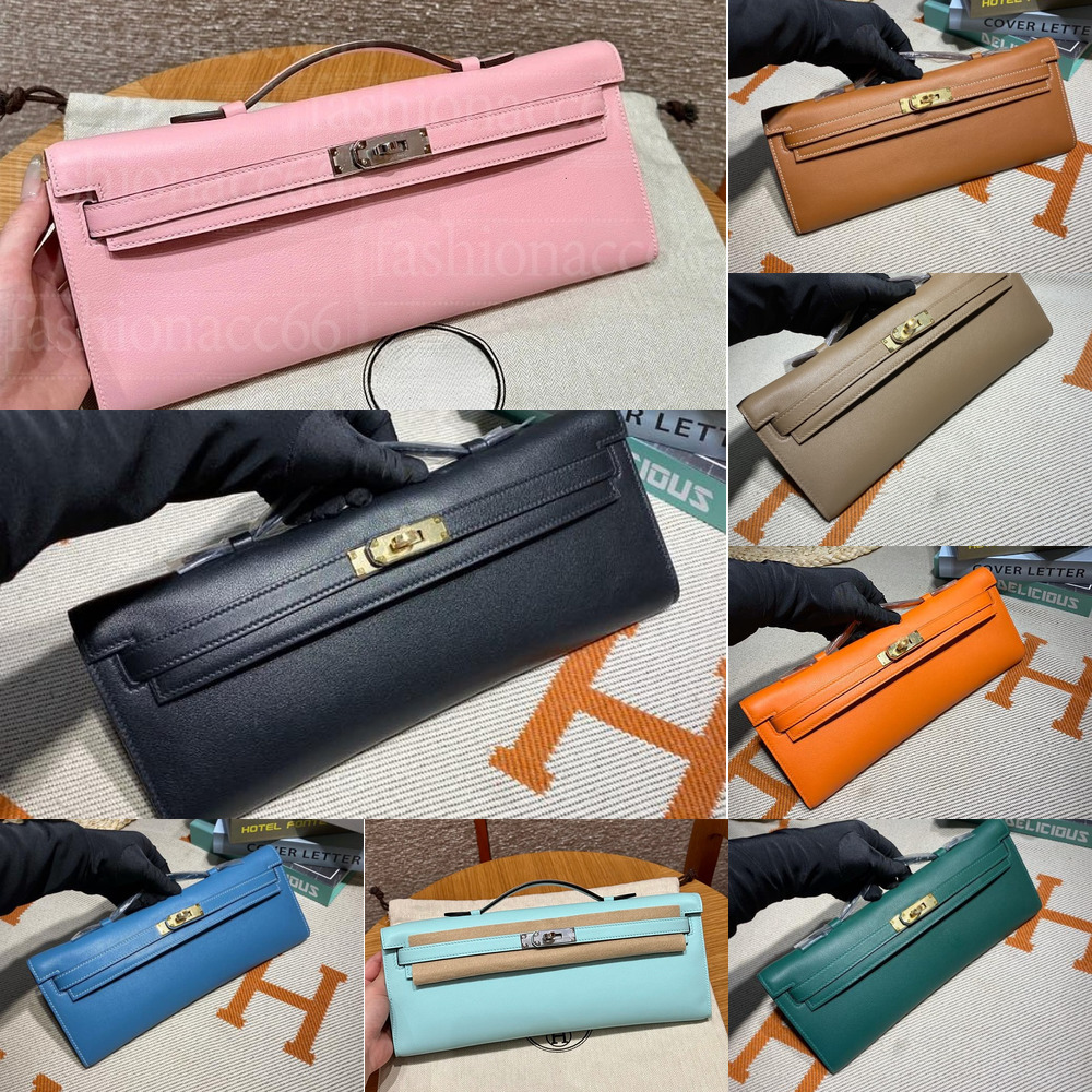 Designer Factory Imported Swift Leather Cut Handbag High-quality Shoulder evening Bag Coin Wallet Makeup Crossbody New Fashionable Womens wallets for women