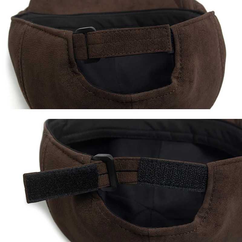 New PU Imitation leather Newsboy C Fashion Vintage Men Wen Berets For Spring Autumn Visor Flat Hat Casual Retro Hip Hop Cs Y251025