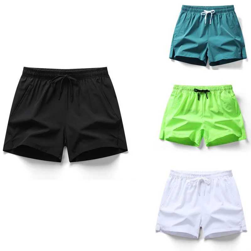 2025 New summer Mens Sports Sweatpants casual Shorts Pockets Basic Solid Color Lightweight Pants Jogging Beach Shorts MenXJ251025