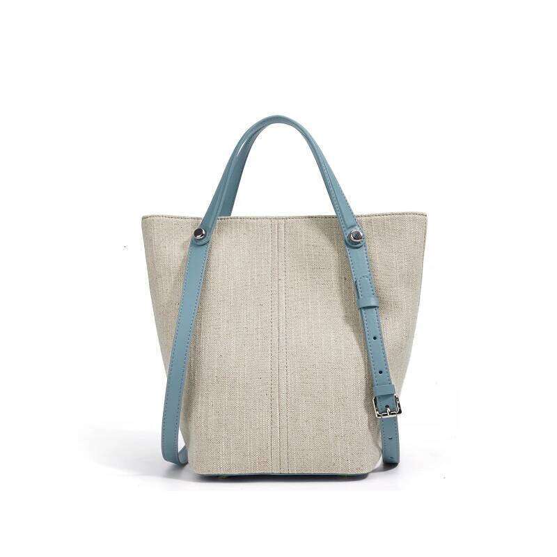 New High-End Genuine Leather Commuter Shoulder Fashion Women's Vintage Bucket Handbags Casual Niche Designe Underarm Bag 1025