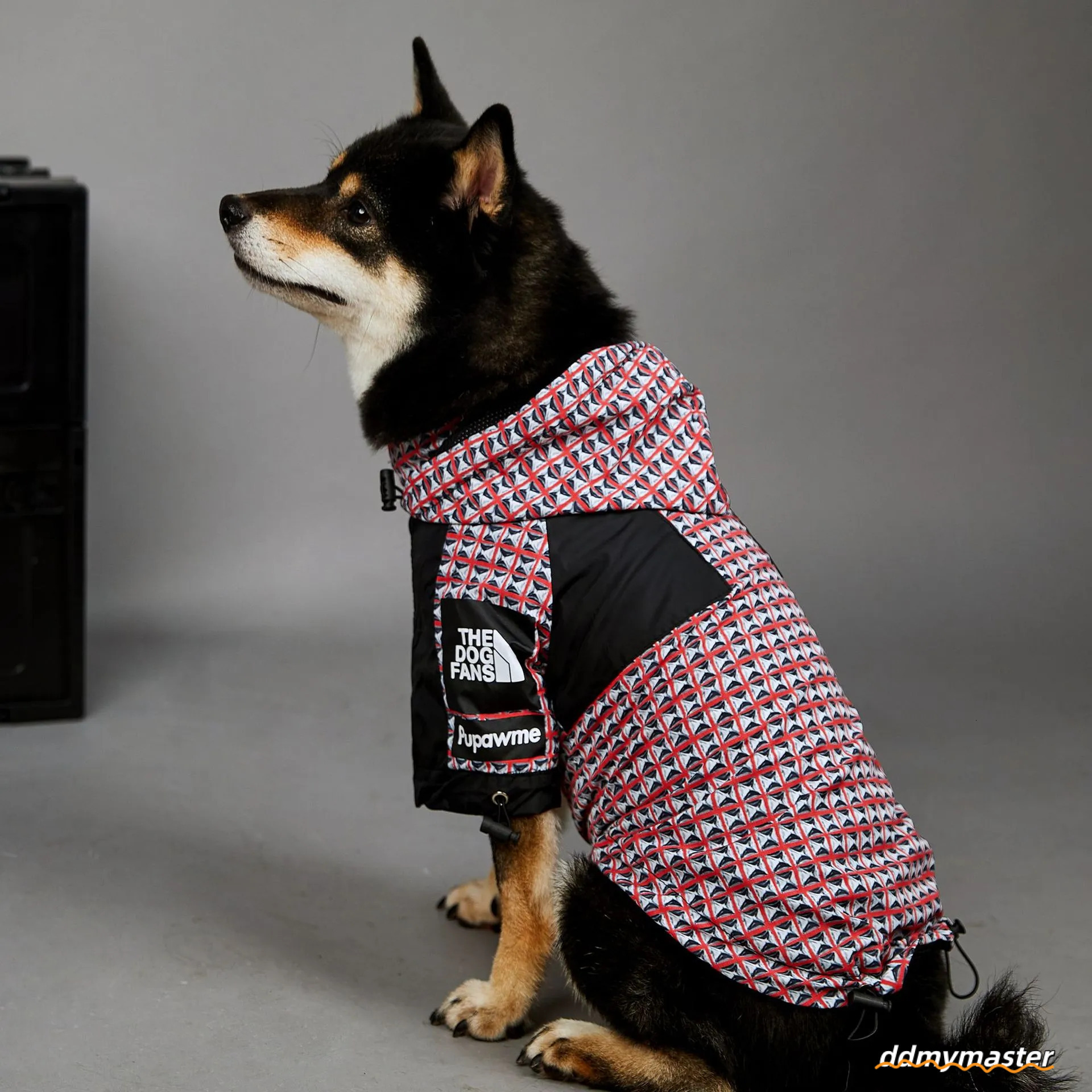 Coat Waterproof Dog Warm Autumn Winter Jacket Windproof Puppy Coats With Adjustable Hood, Leash Hole, Pet Outdoor Clothes For Small Medium Large Dogs 