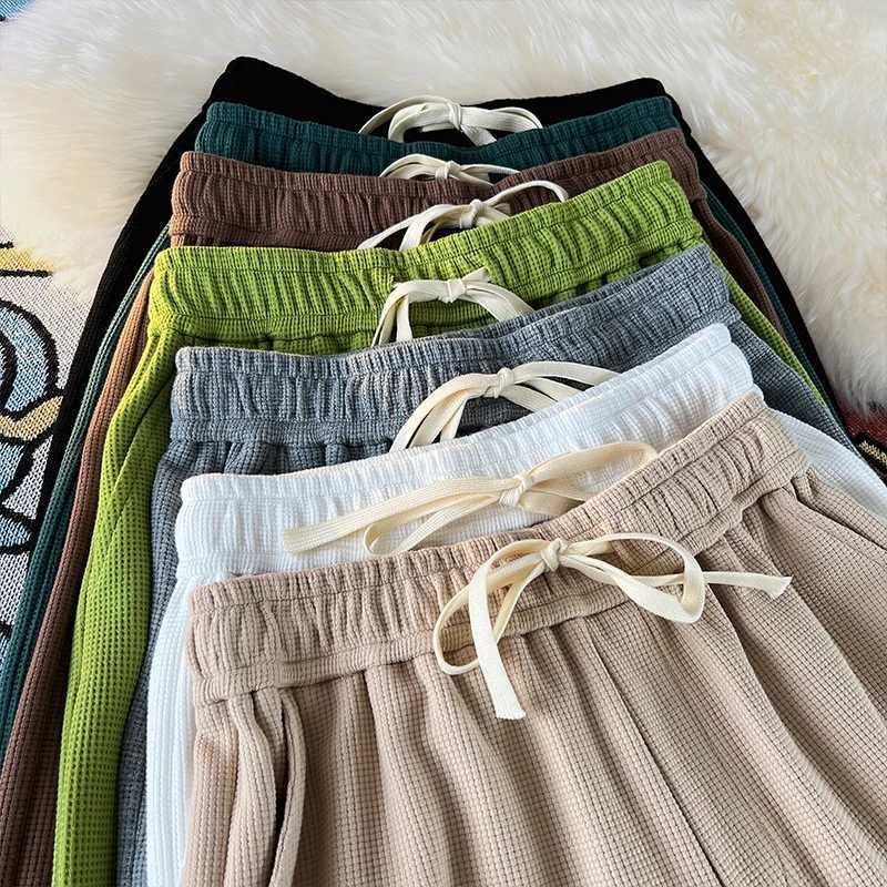 High Quality Waffle Shorts Multicolour Basic Men Shorts Casual Sports Short Pants Gym Jogging Unisex Solid Colour ShortsXJ251025
