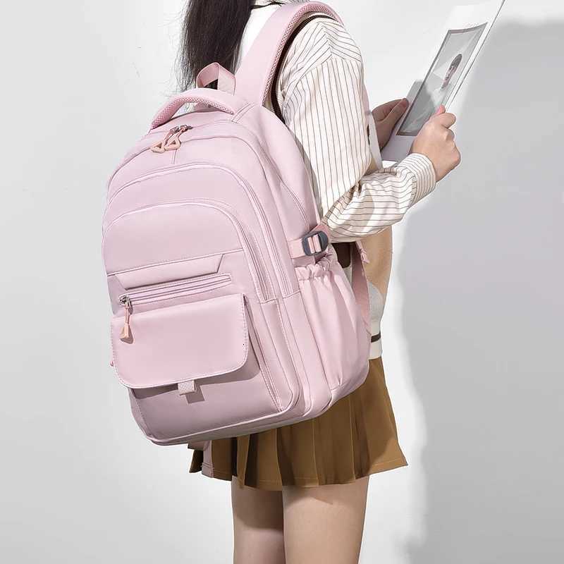 A Multilayer Waterproof And Stylish Backpack Oxford Largecapacity Simple Commuter Outoftown Student Backpack W251025